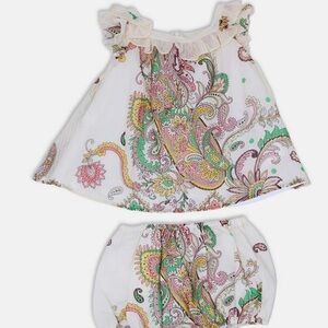 Etro Baby Set Paisley 2 Peice Set. Original $462 NWT Size 3M